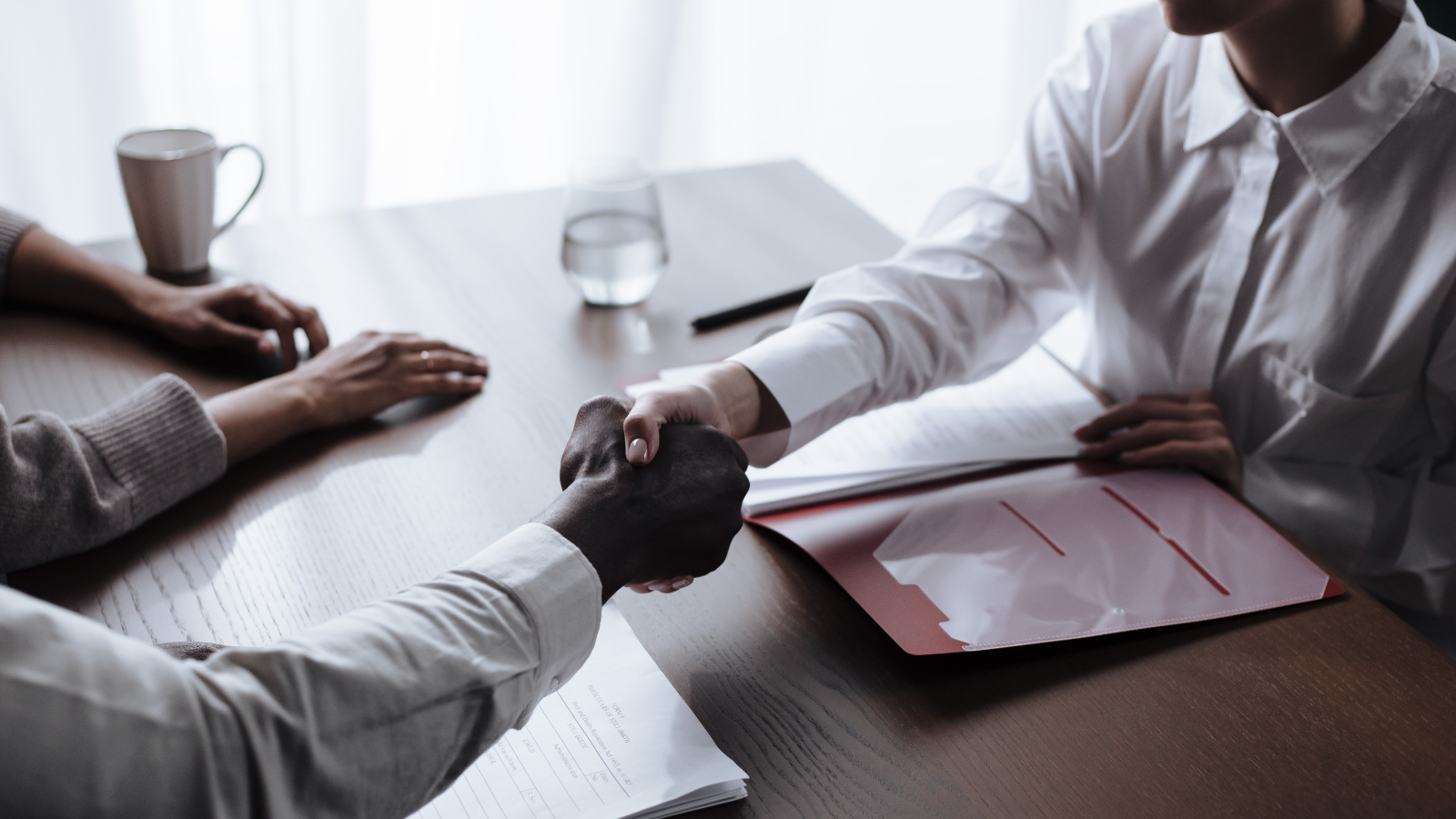 Handshake during interview - Help for all sponsored workers in Adult Social Care