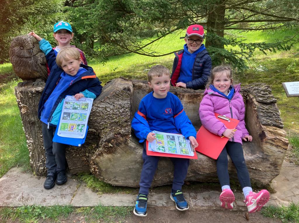 The Boyle And Petyt pupils outdoors