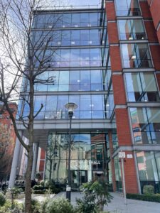 Whitehall Quay from outside entrance 