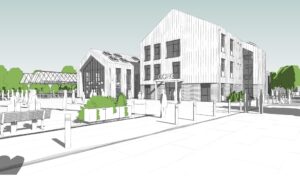 Artist’s Impression view from Shute Road