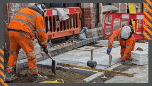 NY Highways skilled craftsperson at work
